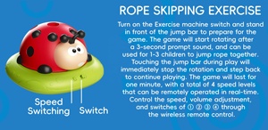 Ensemble de divertissement <span class=keywords><strong>multi</strong></span>-<span class=keywords><strong>jeux</strong></span> 3 en 1 pour enfants - Machine à coccinelles télécommandée, lance-roquettes et jouets de saut à l'anneau - Product Image 6