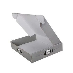 전문 골판지 검정 엠보싱 티셔츠 드레스 접이식 포장 로고 우선 우편함 우편물 인쇄 상자 - Product Image 3