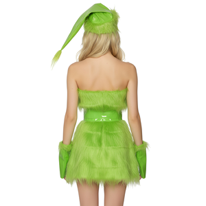 <span class=keywords><strong>Disfraz</strong></span> de <span class=keywords><strong>Grinch</strong></span> de <span class=keywords><strong>Navidad</strong></span>, traje de Cosplay, traje de monstruo ladrón, <span class=keywords><strong>disfraz</strong></span> de actuación de <span class=keywords><strong>Grinch</strong></span> peludo, <span class=keywords><strong>disfraz</strong></span> de Halloween y <span class=keywords><strong>Navidad</strong></span> - Product Image 2