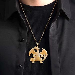 Natuurlijke Jadeiet Verwarmde Gele Jadeiet Charizard Jade Hanger Sieraden Unisex Geschenk Van Taxatie Certificaat D1087 - Product Image 4