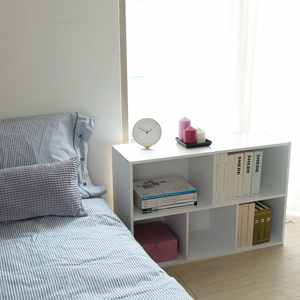 ตู้เก็บเอกสารไม้ดีไซน์ทันสมัย 5 ช่อง - ชั้นวางหนังสืออเนกประสงค์ - ขนาดกะทัดรัดและใช้งานได้หลากหลายสำหรับห้องนอน - Product Image 4