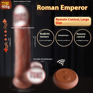 Jiuai Masturbator Wanita Kecepatan Tinggi dengan Simulasi Plug Realistis <span class=keywords><strong>Penis</strong></span> Elektrik Dildo Lembut Dildo Daging 100% Tahan Air Mainan Seks - Product Image 6