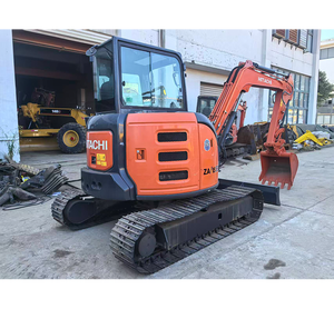 Mini-excavatrice sur chenilles ZX55 d'occasion, modèle 2022, haute performance, boîte de vitesses et pompe japonaises, en vente - Product Image 6