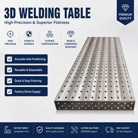 Plateforme de soudage modulaire flexible 3D, table de soudage en fonte nitrurée résistante à l'usure, prend en charge la personnalisation OEM