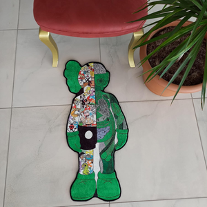 Tappeto Artistico Antiscivolo Ispirato allo Streetwear Trendy per Camera da Letto e Arredamento Urbano Hip Hop - Product Image 5