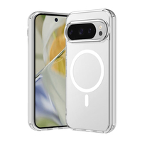 Coque Transparente Antichoc PC TPU Magnétique pour Google Pixel – Étui Clair pour Google Pixel 10 Pro XL 9A 9 Pro