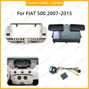 Kit d'accessoires pour autoradio multimédia avec écran Android 12,3 pouces, cadre de tableau de bord, câble CANBUS pour <span class=keywords><strong>FIAT</strong></span> <span class=keywords><strong>500</strong></span> 2007 - 2015 - Product Image 2