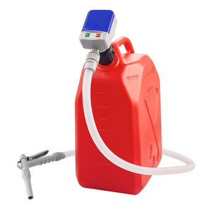 Pompe de transfert de carburant manuelle 3,2 GPM à batterie avec tuyau en plastique robuste anti-fuite et conception pratique en plastique - Product Image 5
