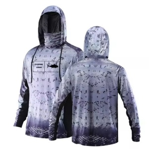 เสื้อฮู้ดดี้ป้องกันแสงแดด UPF 50+ สำหรับผู้ชาย แขนยาว น้ำหนักเบา ป้องกันรังสียูวี เหมาะสำหรับกิจกรรมกลางแจ้ง เดินป่า ตกปลา - Product Image 4