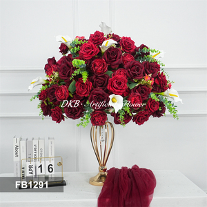 Wedding <b>Artificial</b> Flower Ball Road Lead Hall Stage Mall Backdrop Event Party silk Floral Centerpiece - Product Image 2