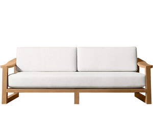 Set Divano da Esterno in Teak Massello con Tavolino a Doghe per Terrazza Villa <span class=keywords><strong>di</strong></span> <span class=keywords><strong>Montagna</strong></span> - Prezzo all'Ingrosso - Product Image 4