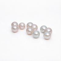 Perles d'eau douce naturelles FZ Jewelry, perles rondes en vrac, perles d'eau douce en gros pour la fabrication de bijoux