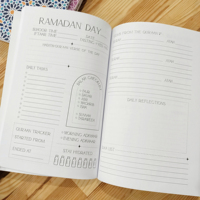 Carnet personnalisé à reliure parfaite avec papier offset, agenda 2024 2025, organiseurs A5, agendas du Ramadan, calendrier