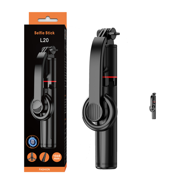 Stable 1m Phone Tripod Foldable Compatible with magsafe for iphone Magnetic Aluminum Selfie Stick with Remote Control