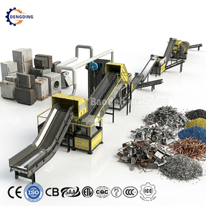 Linea di Produzione Completa per la Frantumazione <span class=keywords><strong>e</strong></span> la Selezione Automatica di Rifiuti Metallici Industriali (<span class=keywords><strong>Ferro</strong></span>, Acciaio, Alluminio) da 7-9 T/H - Product Image 1
