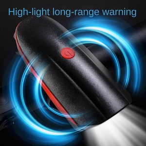 Linterna de carga de conducción nocturna con bocina eléctrica, accesorios para <span class=keywords><strong>bicicleta</strong></span>, equipo de equitación, <span class=keywords><strong>faro</strong></span> de luz para <span class=keywords><strong>bicicleta</strong></span> - Product Image 5