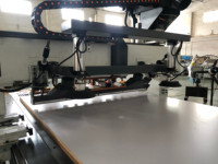 Machine de fraisage CNC linéaire pour le travail du bois ATC avec table de chargement automatique