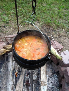 # Pentola a Tre Gambe in Ghisa Sudafricana 14, Pentola Potjie con Tre Gambe, Calderone in Ghisa a Tre Gambe per Cucinare in Campeggio - Product Image 3