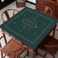 Tapis de table de mahjong en caoutchouc durable de différentes tailles, tapis de table absorbant les chocs, adapté à tous les types de jeux de mahjong, utilisation à domicile ou en fête