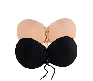 Reggiseni appiccicosi senza schienale invisibili con reggiseno a V profondo autoadesivo senza spalline