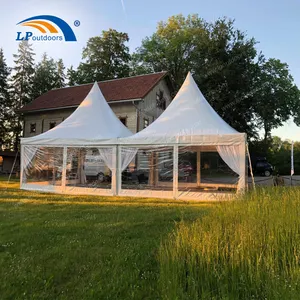 6x6m kualitas tinggi angin memuat B line marquee tenda pagoda untuk fair atau kecil keluarga pesta pernikahan acara
