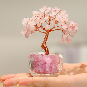 Citrine Crystal Money Tree 108 Beads Yellow Home Office Decoration Gift Ornament - Product Image 4