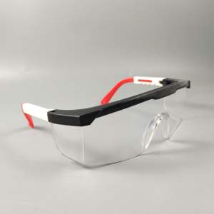 משקפי מגן עיניים עבודה תעשייתית אנטי ערפל אנטי שריטה עדשה שקוף עם מגן בצד משקפיים - Product Image 2