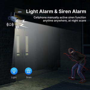 Hệ Thống Camera An Ninh Không Dây Chạy Bằng Pin Năng Lượng Mặt Trời Bộ 4 Camera Không Dây 100% Camera Quan Sát WiFi 2K Tầm Nhìn Ban Đêm Âm Thanh 2 Chiều - Product Image 3