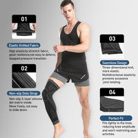 Meilleures ventes : Genouillères de compression longues pour le basketball, le football, la course à pied, les douleurs articulaires et l'arthrite