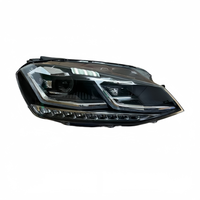 Ensemble de phares LED modifiés avec clignotants séquentiels, plug and play, pour VW Golf 7.5 Mk7.5 2017-2020, remplacement de phare avant