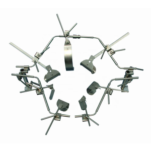 Ensemble de rétracteurs Thompson manuels en acier inoxydable, lames réglables, instrument auto-fixant monté sur table pour chirurgie NUMISMA - Product Image 5