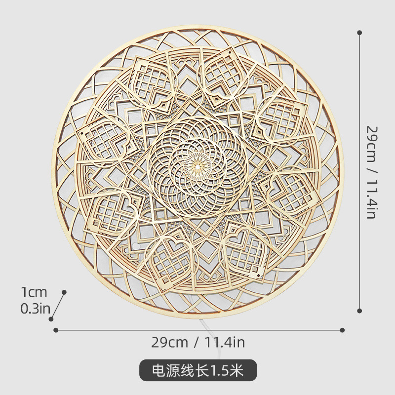 Lampe ronde à changement de couleur