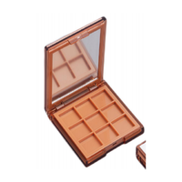 Palette d'ombres à paupières miroir à succion magnétique du fabricant Boîte vide Neuf couleurs Neuf grilles Emballage cosmétique recyclable