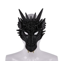 Masque de dragon en mousse PU mignon à faire soi-même pour fête costumée, Halloween, carnaval, vente en gros transfrontalière, accessoires de cosplay multicolores