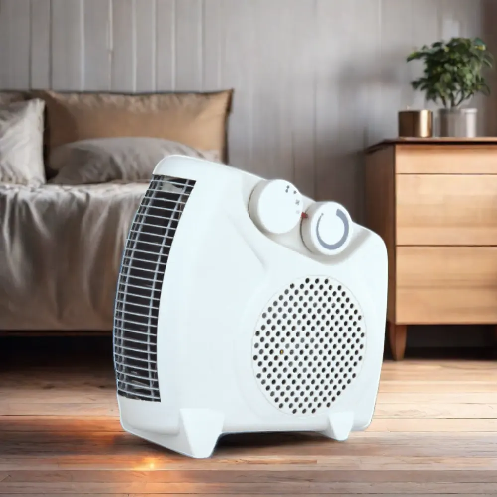 Hot Sale 2000W Electric Heater with Adjustable Thermostat Dual-Use Hot   Cold for Bedroom   Living Room Wholesale Portable Fan