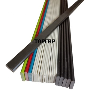 Barre plate légère en fibre de verre, bande FRP, lamelle en fibre de verre - Product Image 2