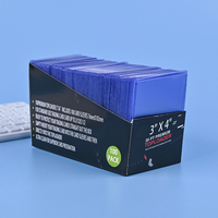 Porte-cartes de visite personnalisé en PVC 35PT, protège-cartes multi-impression 3x4, épaisseur 35mm pour cartes de visite