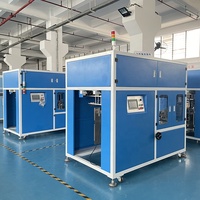 Machine automatique Huanlian pour le pliage de boîtes à pizza en carton ondulé, pour emballages de barils et de canettes en aluminium, haute vitesse 720-900 pièces/heure