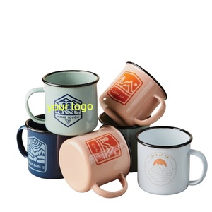 Tùy chỉnh in men Cà Phê/sữa/nước <span class=keywords><strong>cup</strong></span> Mỹ phong cách thiết kế 300ml 500ml thép không gỉ thăng hoa hot nhãn - Product Image 1