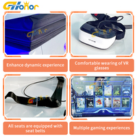 Amusement Mall Nuevo diseño Máquina de arcade de patinaje doble Videojuego Simulador de realidad virtual Juego Hot VR Machine MR Equipment