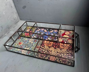 Bandeja de Mesa Hecha con Latón y Espejo/Vidrio para Decoración del Hogar, Exhibición y Almacenamiento, Proveedor de la India - Product Image 4