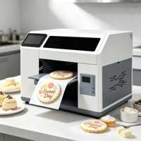 Imprimante à encre comestible Reeleyin A3 pour la décoration alimentaire, impression d'images sur gâteaux, macarons, biscuits, bonbons, papier gaufré, machine de traitement du papier