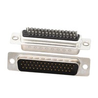 Connecteur DB44 3 rangées D-SUB à souder, mâle et femelle, pour soudure