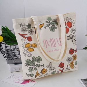 Custom Printed Eco Cotton Organic Canvas Shopping <b>Bag</b> Natural Plain Recycled Linen Cotton Blank <b>Bag</b> - Product Image 3