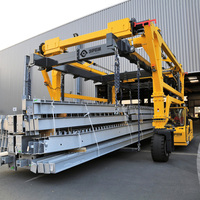 Chariot à portique personnalisé de 1 à 80 tonnes, alimenté par batterie/diesel, pour la manutention de conteneurs, utilisé dans les ports