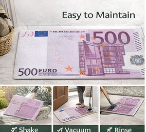 Non Slip Diatomaceous Earth Bath <b>Mat</b> Super Absorbent Dollar Design <b>Floor</b> <b>Mat</b> Easy Clean Rubber Backing Stone <b>Mat</b> Home Hotel - Product Image 4