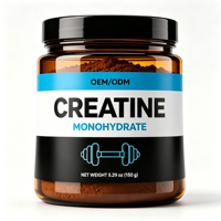 Créatine monohydrate micronisée de haute pureté, poudre sans saveur, nutrition sportive, en vrac, OEM, ODM, fournisseur de compléments alimentaires en marque privée