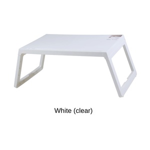 Mesa cuadrada pequeña de plástico plegable al por mayor, escritorio de ordenador con cama plegable perezosa para dormitorio, estudio, escritorio sencillo con ventanal para dormitorio - Product Image 6