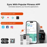 Balance connectée intelligente à 8 électrodes, impédancemètre électronique numérique pour la composition corporelle (poids, graisse, eau, masse musculaire, IMC)