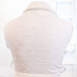 Peignoir de bain de luxe pour hôtel 5 étoiles, 100% coton, blanc, en vente - Product Image 4
